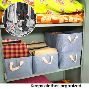 Pack of 2 Multi Utility Open Storage Organizer Box (MSB1)