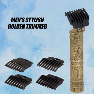 Stylish Golden Trimmer + Free Black Heads Removing Tools (PMTBRT1)