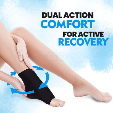 Hot & Cold Gel Compression Sleeve For Knee Ankle Elbow & Calf Pain (PRS96)