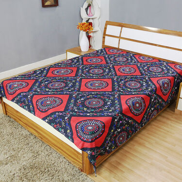 Pack of 12 Traditional Print Double Bedsheets (12BS3)