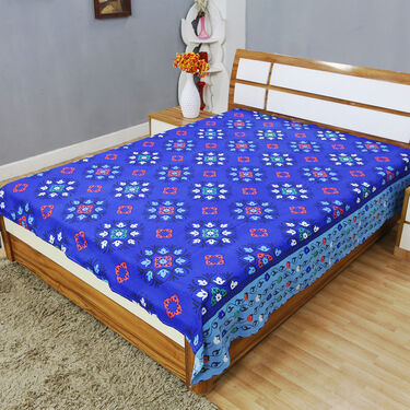 Pack of 12 Traditional Print Double Bedsheets (12BS3)