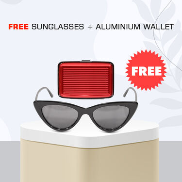 Pack of 2 Designer Ladies Sandals + Free Sunglasses + Aluminium Wallet (LSW8)