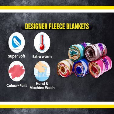 5 Bedsheets + 10 Pillow Covers + 5 Blankets Combo (5BS5FB1)