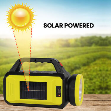 Rechargeable Solar Torch with Emergency Light (EL4)