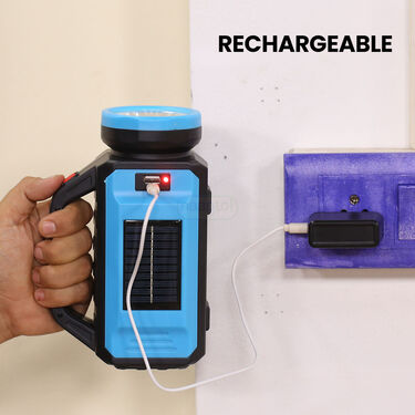 Rechargeable Solar Torch with Emergency Light (EL4)