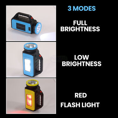 Rechargeable Solar Torch with Emergency Light (EL4)