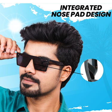 Pack Of 2 Sunglasses With Free Bluetooth Neckband (2SGBN1)