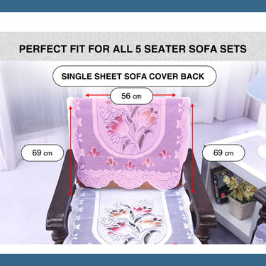 French Lace 5 Seater Sofa Set Cover - Pick Any 1