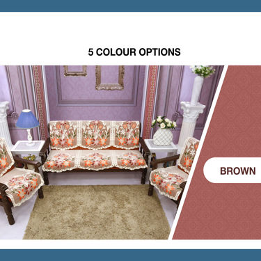 French Lace 5 Seater Sofa Set Cover - Pick Any 1