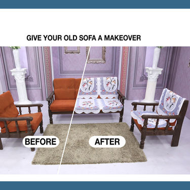 French Lace 5 Seater Sofa Set Cover - Pick Any 1