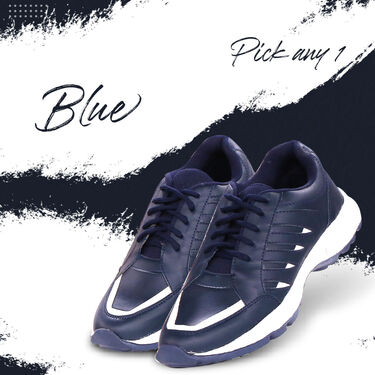 Sports Shoes Pick Any 1 - Free Stylish Watch + Sunglasses + Aluminium Wallet (SW85)