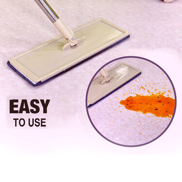 Twin Bucket Flat Microfiber Mop + Free Floor Cleaner