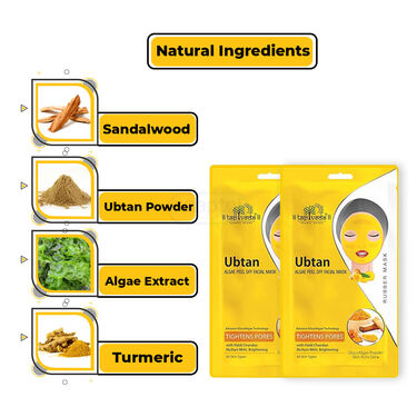 Ubtan Algae Peel Off Facial Mask Pack Of 2 (UAPFM)