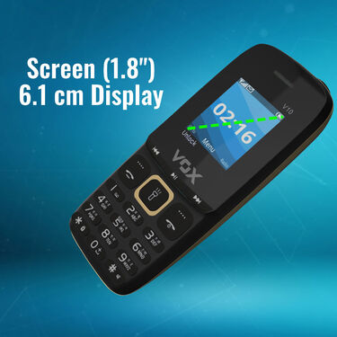 VOX Dual SIM 1.8" Big Battery Mobile with Stylish Watch (V10)