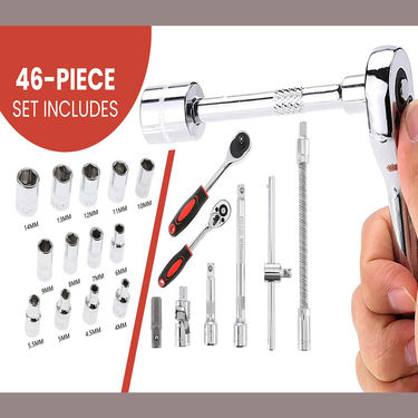 46 Pcs Complete Home Car & Bike Tool Kit