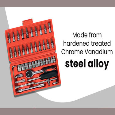 46 Pcs Complete Home Car & Bike Tool Kit