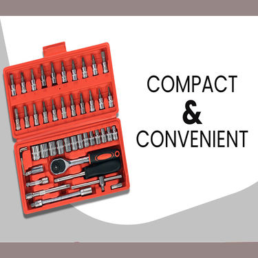 46 Pcs Complete Home Car & Bike Tool Kit