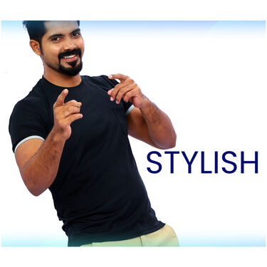 Pack of 10 Round Neck Pocket T-shirts with Digital Watch (10RT3)