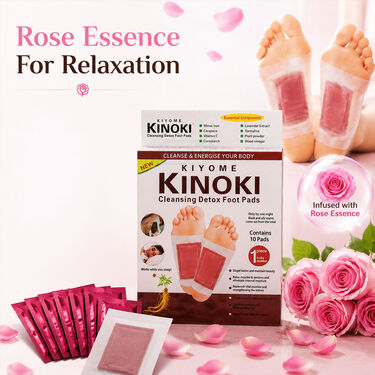 Detox Foot Patch With Rose Essence Pack of 10 (CD-DT10)