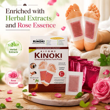 Detox Foot Patch With Rose Essence Pack of 10 (CD-DT10)