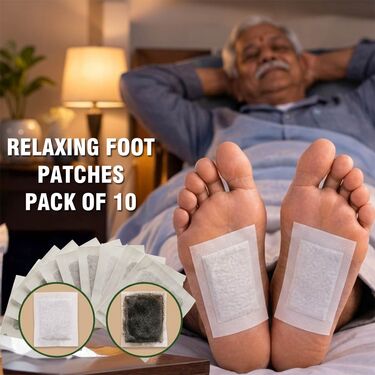 Relaxing Foot Patches Pack of 10 (10FP)