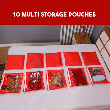 15 Pcs Multi Utility Storage Organiser Combo + 9 in 1 Free Hanger (15GSB1H)