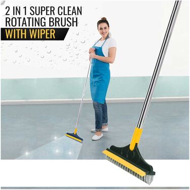 2 In1 Super Clean Rotating Brush with Wiper