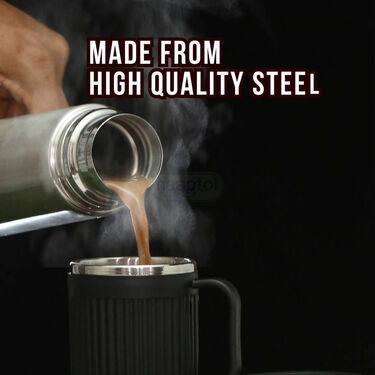 24 Hours Hot or Cold Insulated Flask (500 ml) + Double Wall Cup with Lid (1F1C4)