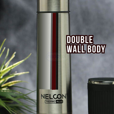 24 Hours Hot or Cold Insulated Flask (500 ml) + Double Wall Cup with Lid (1F1C4)