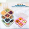Set Of 4 - 4 Compartment Multi Utility Storage Box (4CSB1)