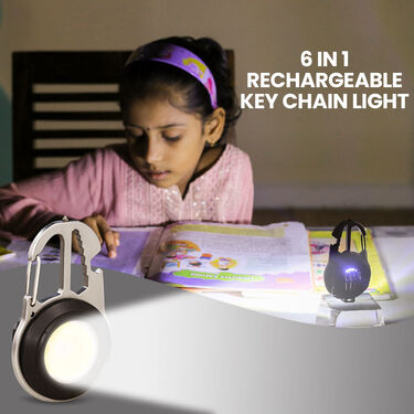 6 In 1 Rechargeable Key Chain Light (L33)