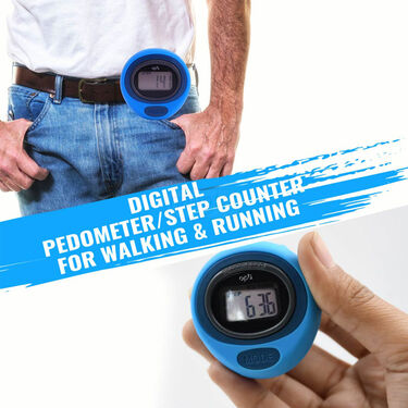 Digital Pedometer Step Counter For Walking & Running (DP)