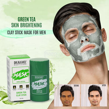 Green Tea Skin Brightening Clay Stick Mask for Men