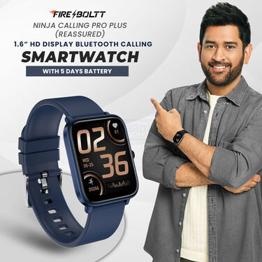 Ninja Pro Max (Reassured) 1.6 HD Display Bluetooth Smart Watch With 5 Days Battery (FB3)