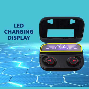 Quick Charge Earpods with Inbuilt Screen And Powerbank M66Pro (TWS31)