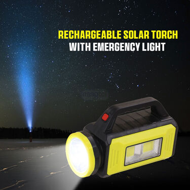 Rechargeable Solar Torch with Emergency Light (EL4)