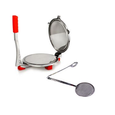 Royal Chef Roti & Puri Maker + 2 in 1 Oil Strainer