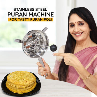 Stainless Steel Puran Machine for Tasty Puran Poli (1PPM1)