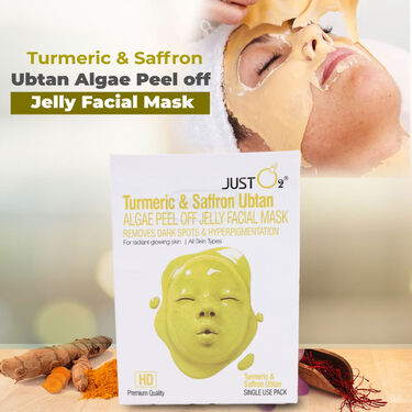 Turmeric & Saffron Ubtan Algae Peel off Jelly Facial Mask (TSUAP)